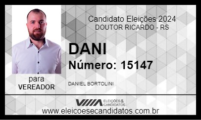 Candidato DANI 2024 - DOUTOR RICARDO - Eleições