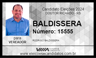 Candidato BALDISSERA 2024 - DOUTOR RICARDO - Eleições