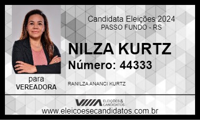 Candidato NILZA KURTZ 2024 - PASSO FUNDO - Eleições