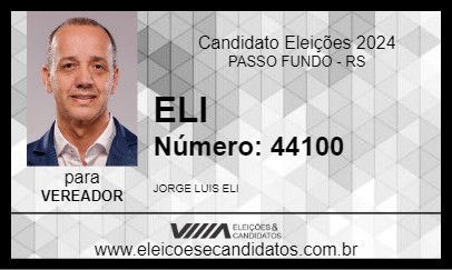 Candidato ELI 2024 - PASSO FUNDO - Eleições