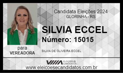 Candidato SILVIA ECCEL 2024 - GLORINHA - Eleições