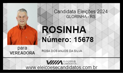 Candidato ROSINHA 2024 - GLORINHA - Eleições