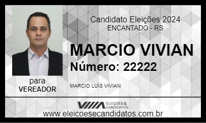 Candidato MARCIO VIVIAN 2024 - ENCANTADO - Eleições