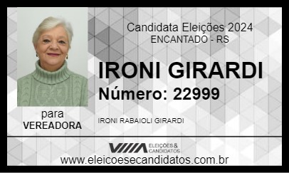 Candidato IRONI GIRARDI 2024 - ENCANTADO - Eleições