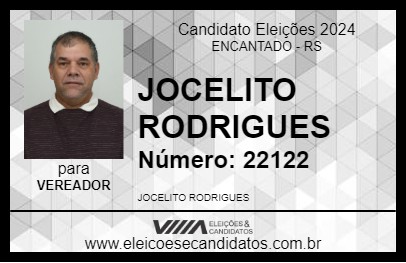 Candidato JOCELITO RODRIGUES 2024 - ENCANTADO - Eleições