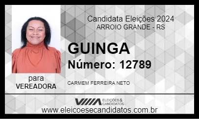 Candidato GUINGA DO POVO 2024 - ARROIO GRANDE - Eleições