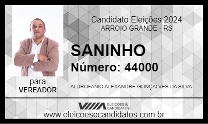 Candidato SANINHO 2024 - ARROIO GRANDE - Eleições