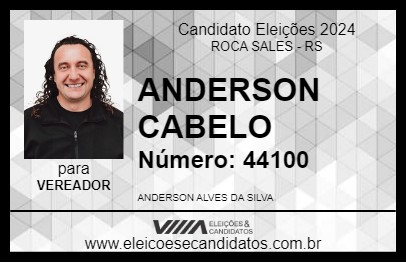 Candidato ANDERSON CABELO 2024 - ROCA SALES - Eleições