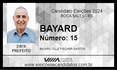 Candidato BAYARD 2024 - ROCA SALES - Eleições