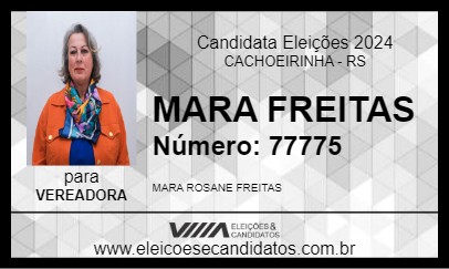 Candidato MARA FREITAS 2024 - CACHOEIRINHA - Eleições