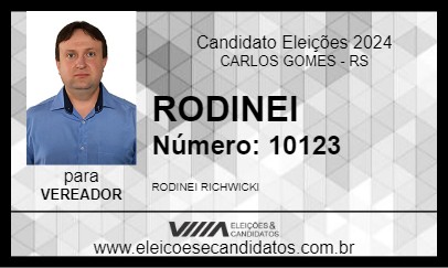 Candidato RODINEI 2024 - CARLOS GOMES - Eleições