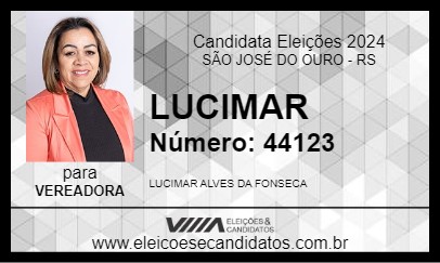 Candidato LUCIMAR 2024 - SÃO JOSÉ DO OURO - Eleições