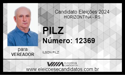 Candidato PILZ 2024 - HORIZONTINA - Eleições