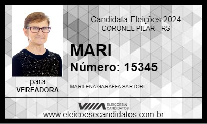 Candidato MARI 2024 - CORONEL PILAR - Eleições