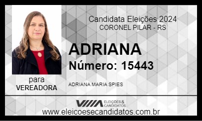 Candidato ADRIANA 2024 - CORONEL PILAR - Eleições