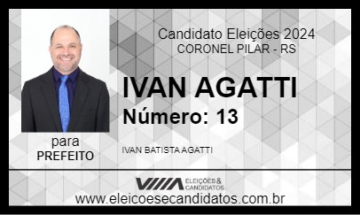 Candidato IVAN AGATTI 2024 - CORONEL PILAR - Eleições