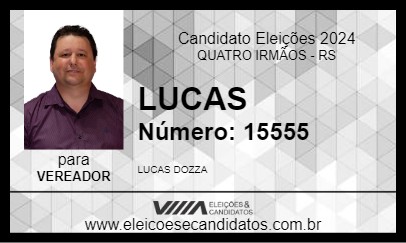 Candidato LUCAS 2024 - QUATRO IRMÃOS - Eleições