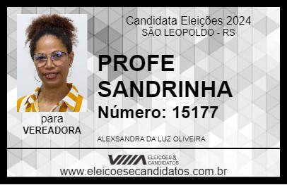 Candidato PROFE SANDRINHA 2024 - SÃO LEOPOLDO - Eleições