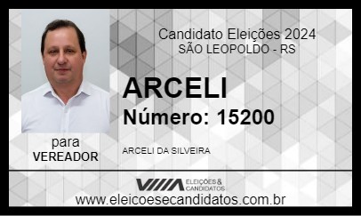 Candidato ARCELI 2024 - SÃO LEOPOLDO - Eleições