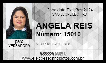 Candidato ANGELA REIS 2024 - SÃO LEOPOLDO - Eleições