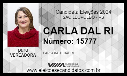 Candidato CARLA DAL RI 2024 - SÃO LEOPOLDO - Eleições