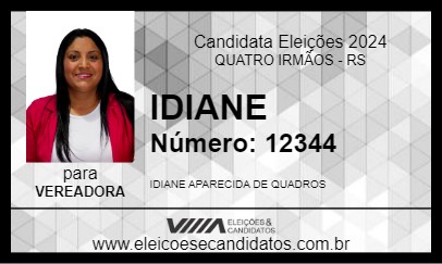 Candidato IDIANE 2024 - QUATRO IRMÃOS - Eleições