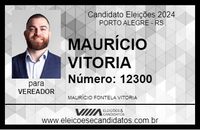 Candidato MAURÍCIO VITORIA 2024 - PORTO ALEGRE - Eleições