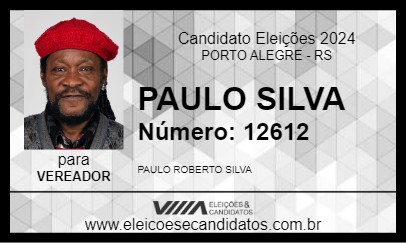 Candidato PAULINHO SILVA 2024 - PORTO ALEGRE - Eleições