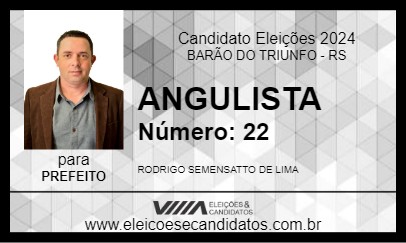 Candidato ANGULISTA 2024 - BARÃO DO TRIUNFO - Eleições