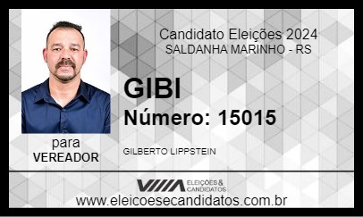 Candidato GIBI 2024 - SALDANHA MARINHO - Eleições