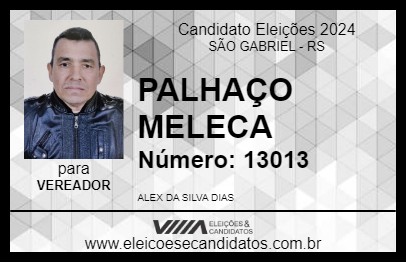 Candidato PALHAÇO MELECA 2024 - SÃO GABRIEL - Eleições