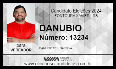 Candidato DANUBIO 2024 - FONTOURA XAVIER - Eleições