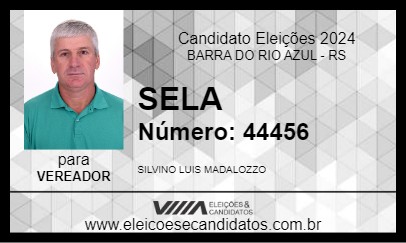 Candidato SELA 2024 - BARRA DO RIO AZUL - Eleições