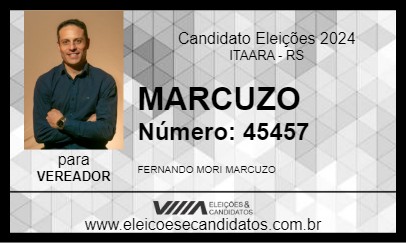 Candidato MARCUZO 2024 - ITAARA - Eleições