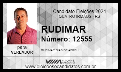 Candidato RUDIMAR 2024 - QUATRO IRMÃOS - Eleições