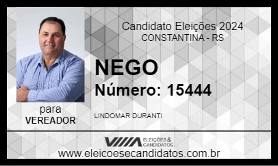 Candidato NEGO 2024 - CONSTANTINA - Eleições