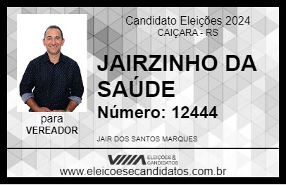 Candidato JAIRZINHO MOTORISTA 2024 - CAIÇARA - Eleições