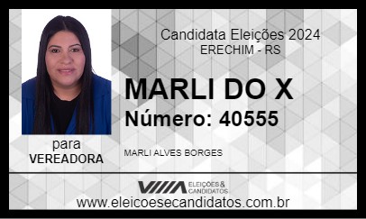 Candidato MARLI DO X 2024 - ERECHIM - Eleições