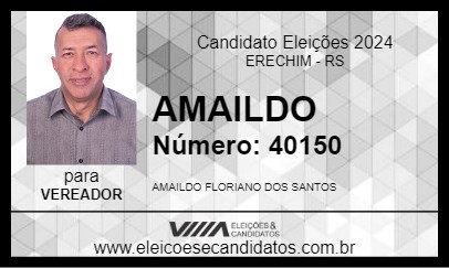 Candidato AMAILDO   2024 - ERECHIM - Eleições