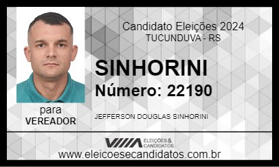 Candidato SINHORINI 2024 - TUCUNDUVA - Eleições