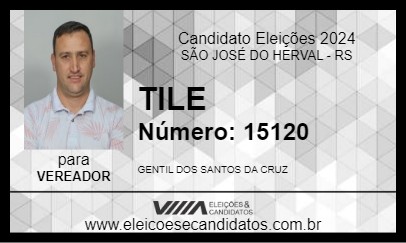 Candidato TILE 2024 - SÃO JOSÉ DO HERVAL - Eleições