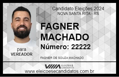 Candidato FAGNER MACHADO 2024 - NOVA SANTA RITA - Eleições