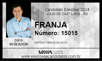 Candidato FRANJA 2024 - JÚLIO DE CASTILHOS - Eleições