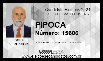 Candidato PIPOCA 2024 - JÚLIO DE CASTILHOS - Eleições