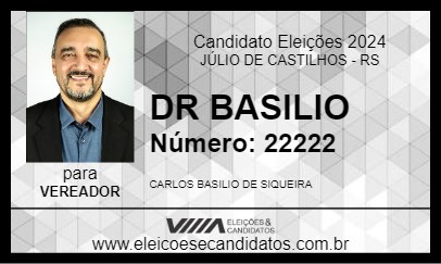 Candidato DR BASILIO 2024 - JÚLIO DE CASTILHOS - Eleições