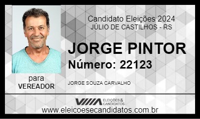 Candidato JORGE PINTOR 2024 - JÚLIO DE CASTILHOS - Eleições