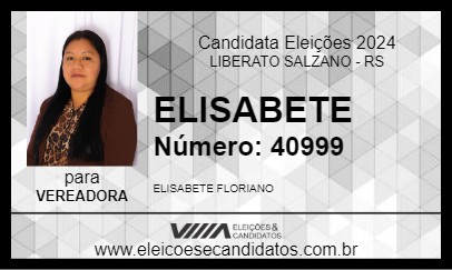 Candidato ELISABETE  2024 - LIBERATO SALZANO - Eleições