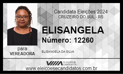 Candidato ELISANGELA 2024 - CRUZEIRO DO SUL - Eleições