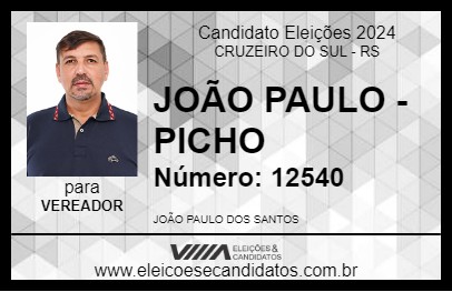 Candidato PICHÔ 2024 - CRUZEIRO DO SUL - Eleições