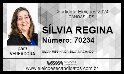 Candidato SÍLVIA REGINA 2024 - CANOAS - Eleições